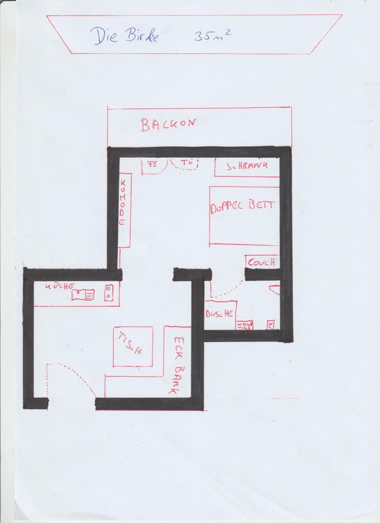 Haus Sprenger Lägenhet Häselgehr Rum bild