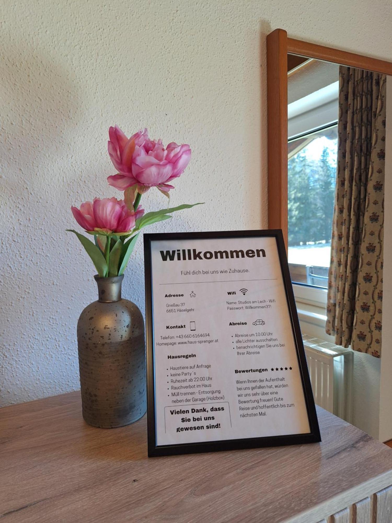 Haus Sprenger Lägenhet Häselgehr Exteriör bild